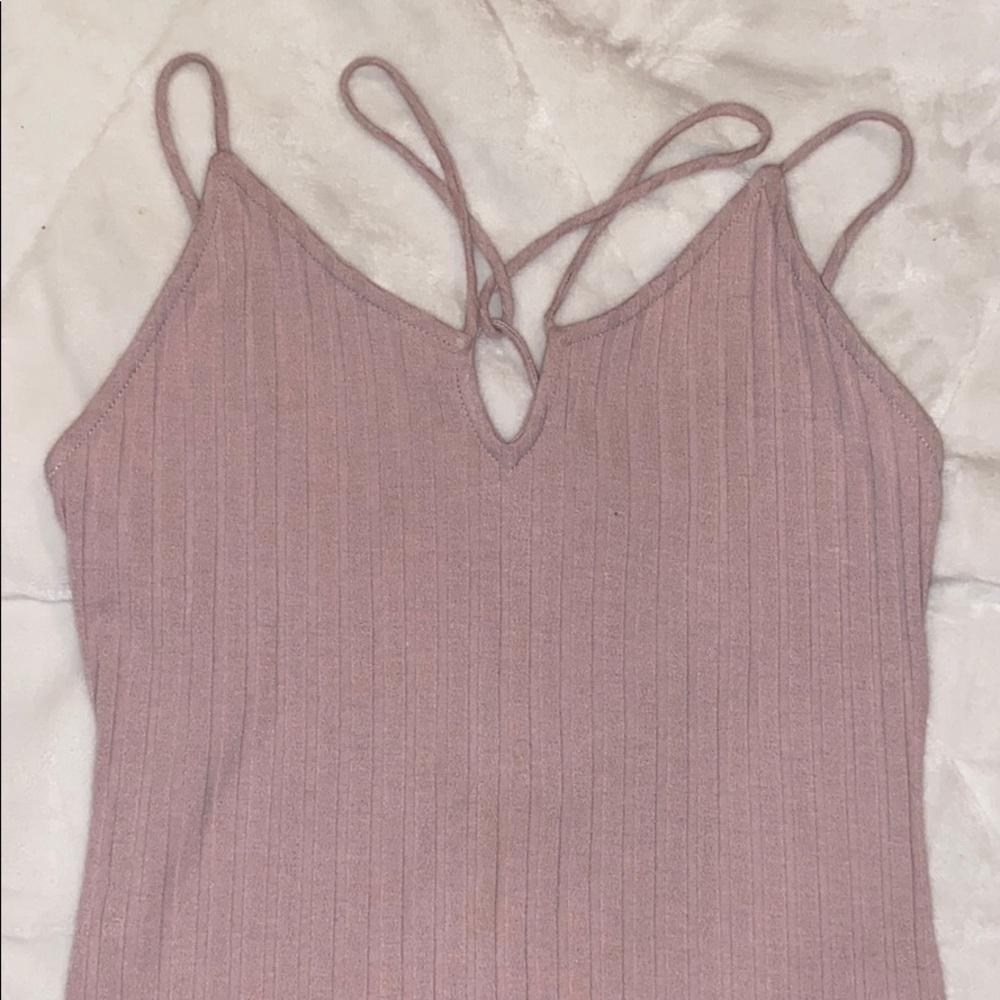 Pacsun LA hearts bodysuit size medium light pink